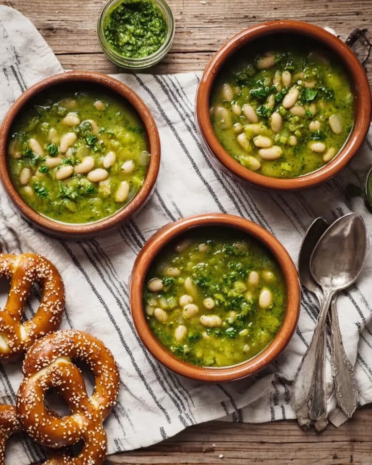 Spinach, Lentil and Butter Bean Soup Recipe