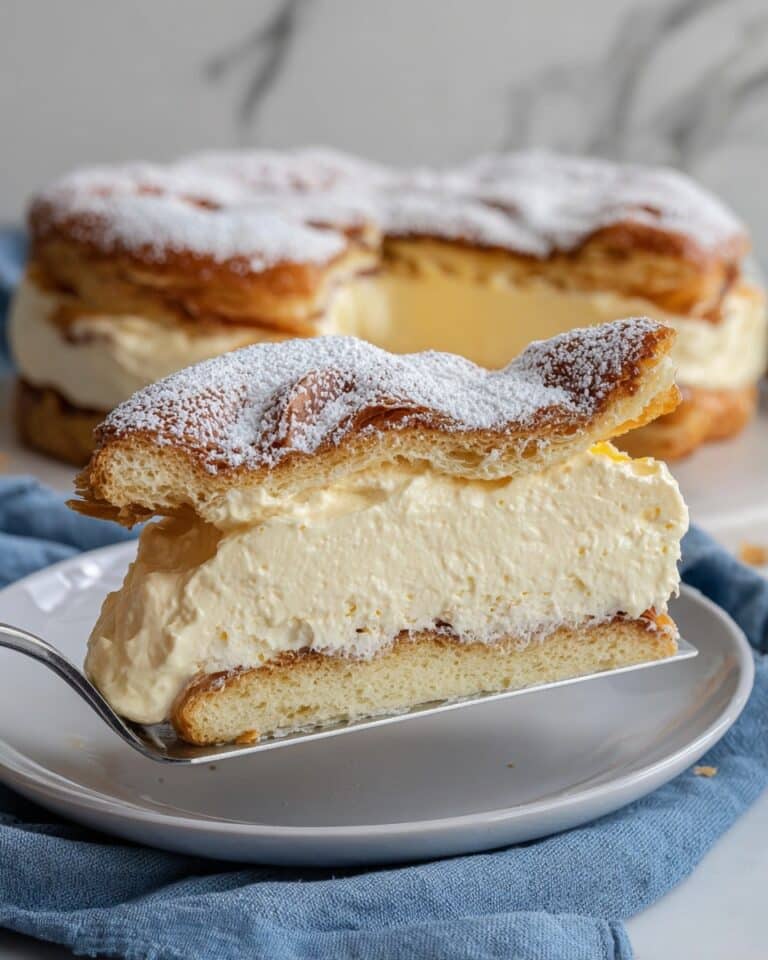 Karpatka (Polish Carpathian Mountain Cream Cake) Recipe