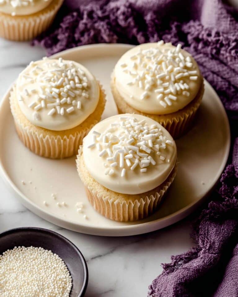 Moist Vanilla Cupcakes Recipe