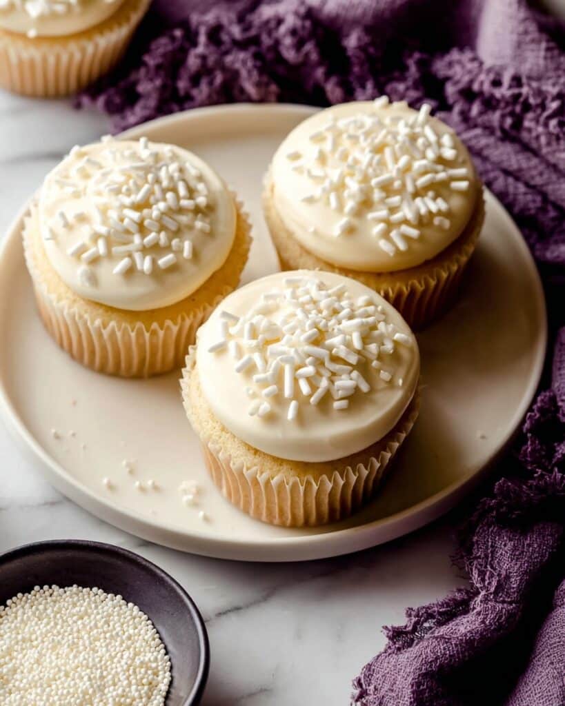 Moist Vanilla Cupcakes Recipe