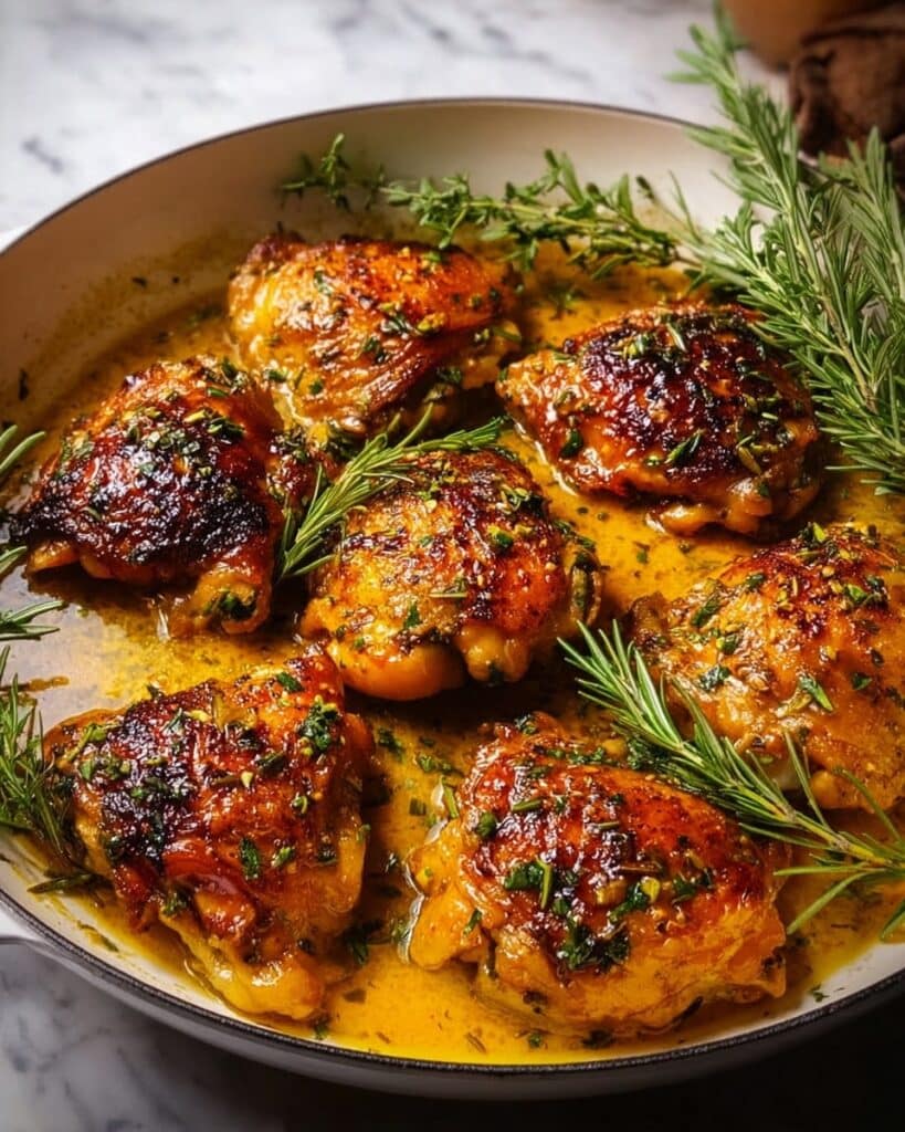 Lemon Paprika Roast Chicken Thighs Recipe