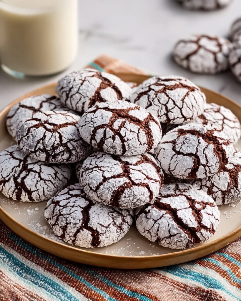 Chocolate Crinkle Cookies Recipe
