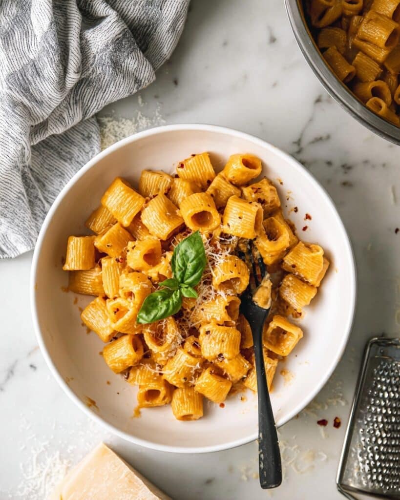 Easy One Pot Creamy Lemon Garlic Pasta Recipe