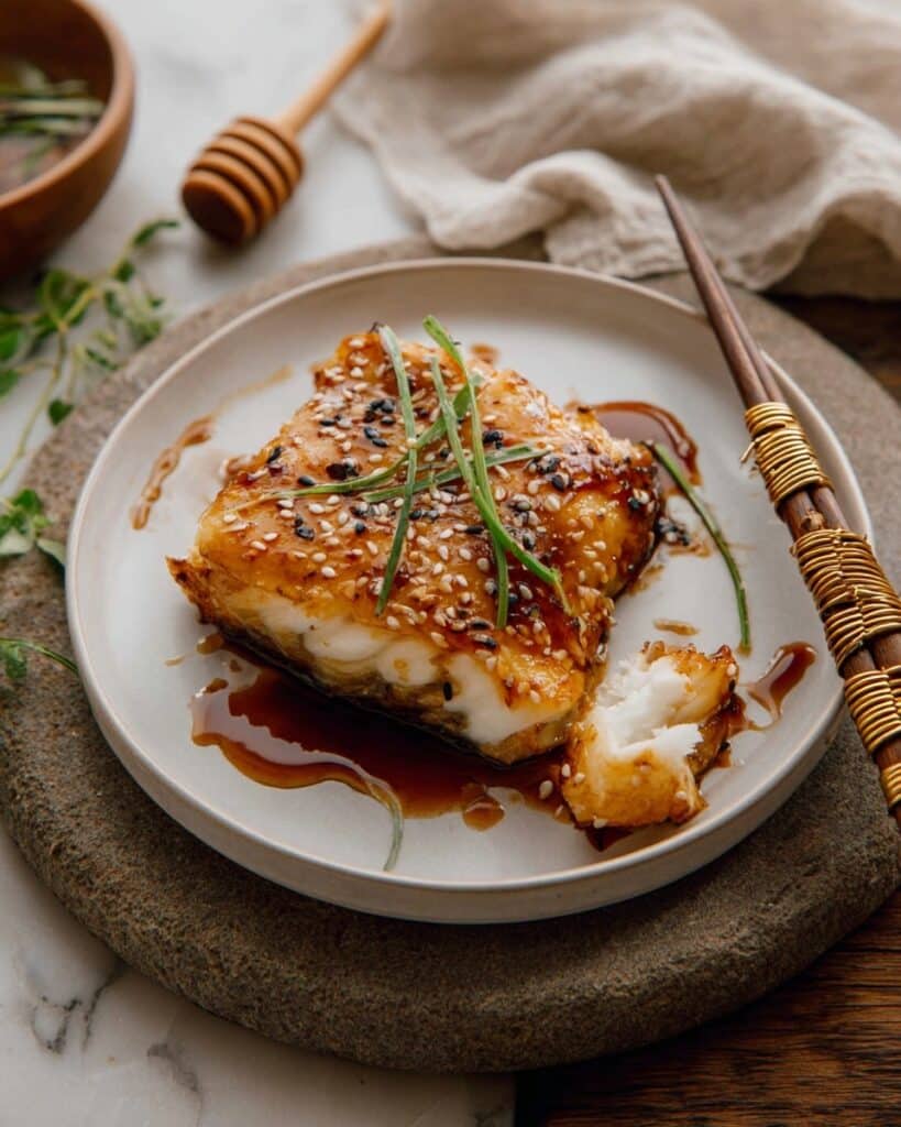 Honey-Soy Glazed Cod Recipe
