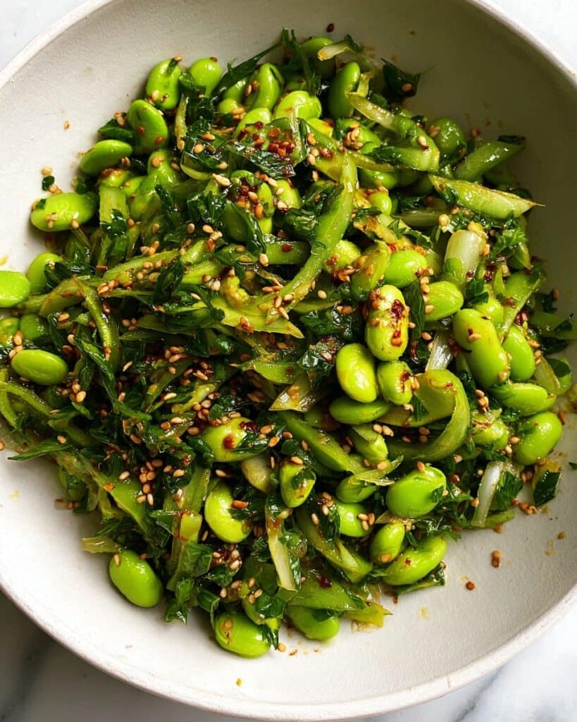 Chili Crisp Snap Pea Salad Recipe