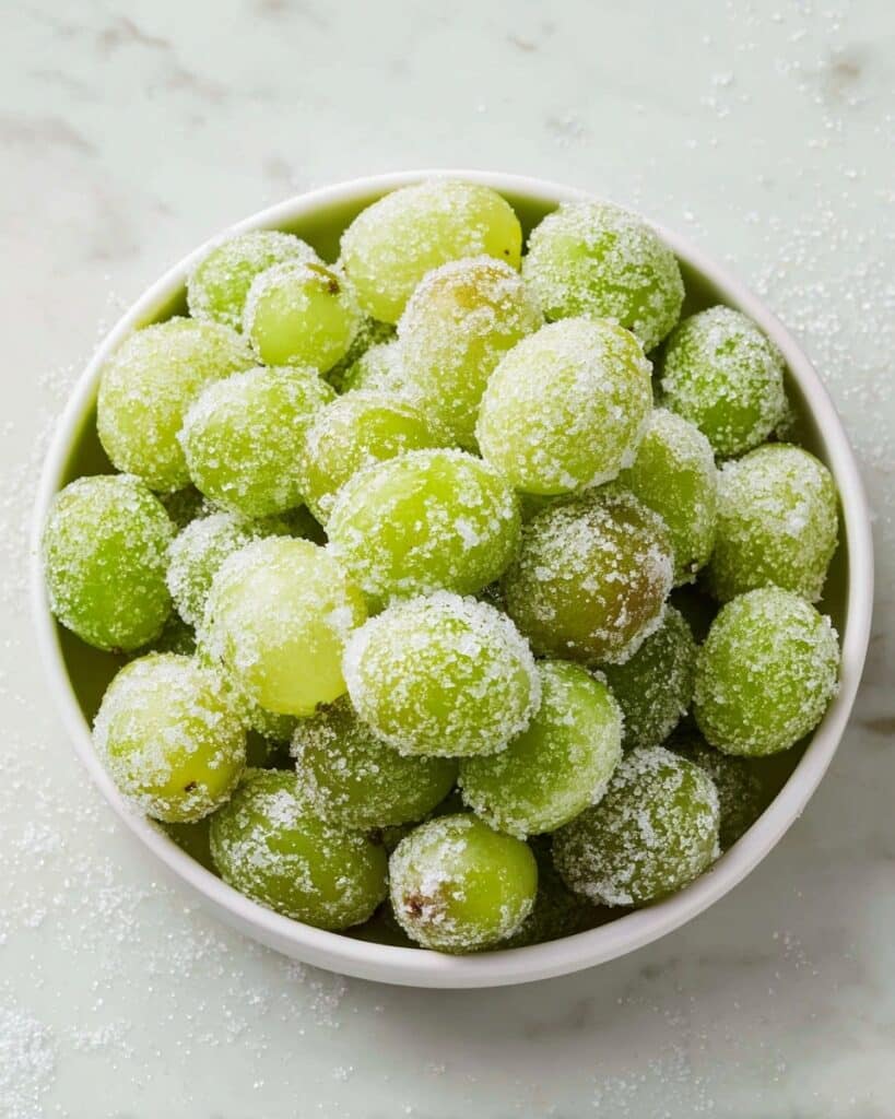 3-Ingredient Frozen Candied Grapes Recipe