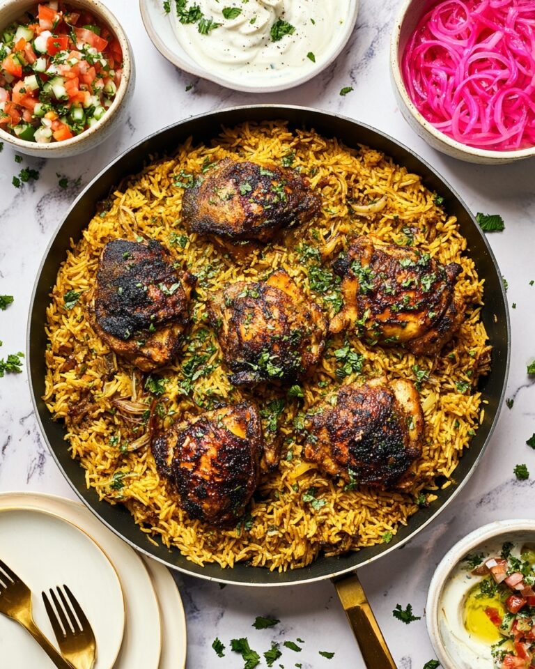 One Pan Shawarma Chicken & Rice Recipe