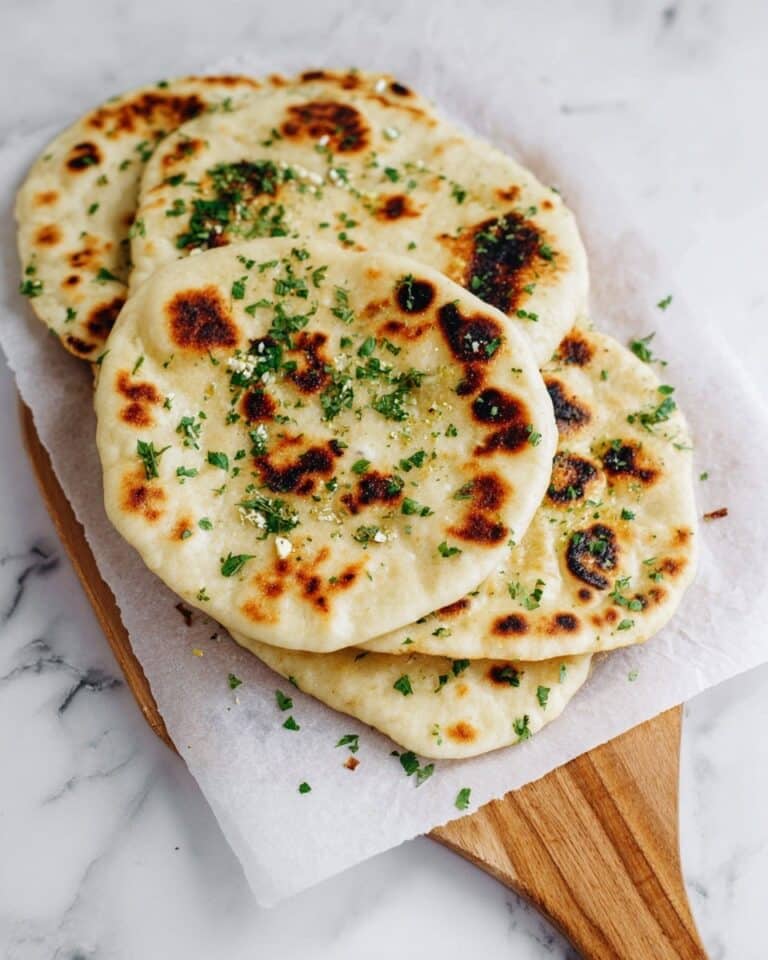 Quick Indian-Style Naan Without Yeast Recipe
