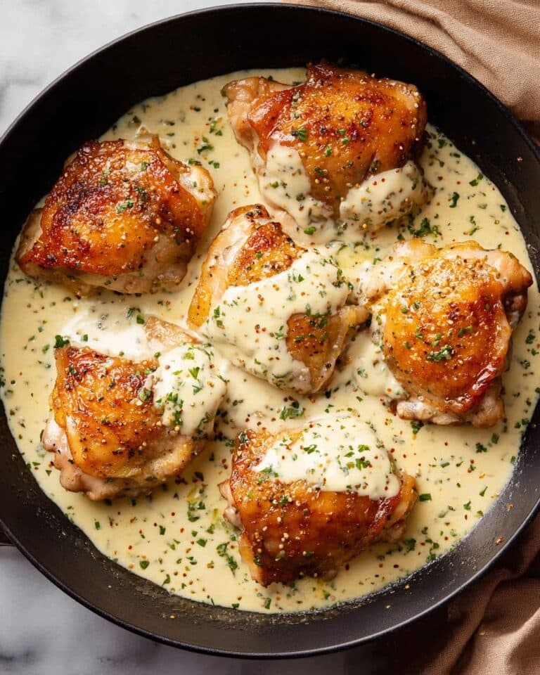 Chicken in Creamy Mustard Sauce Recipe
