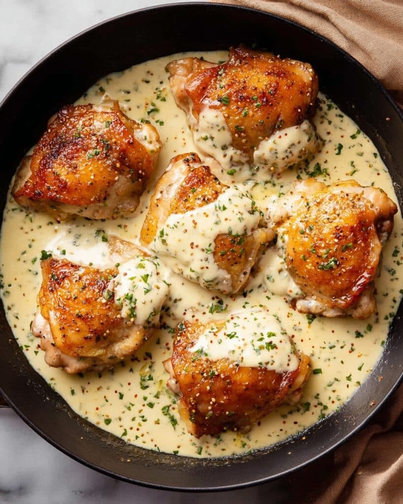 Chicken in Creamy Mustard Sauce Recipe