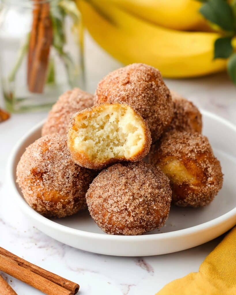 Banana Donut Holes Recipe