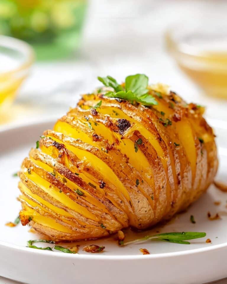 Air Fryer Hasselback Potatoes Recipe