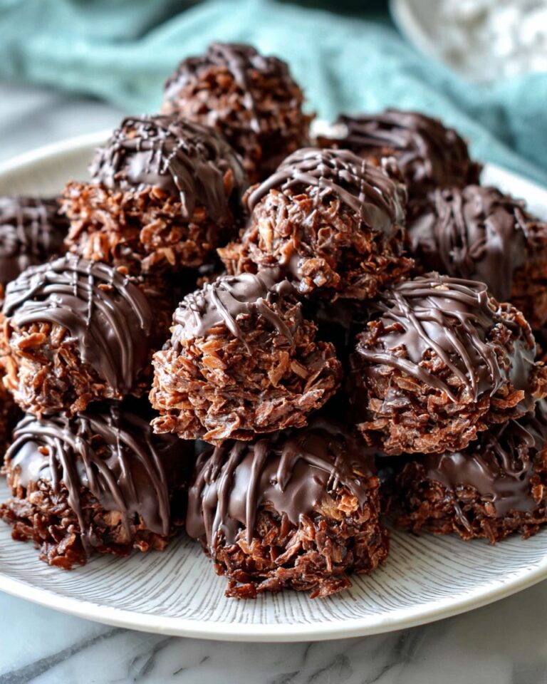Double Chocolate Coconut Macaroons Recipe