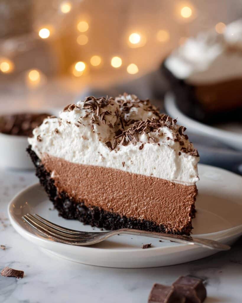 Easy Chocolate Mousse Pie Recipe