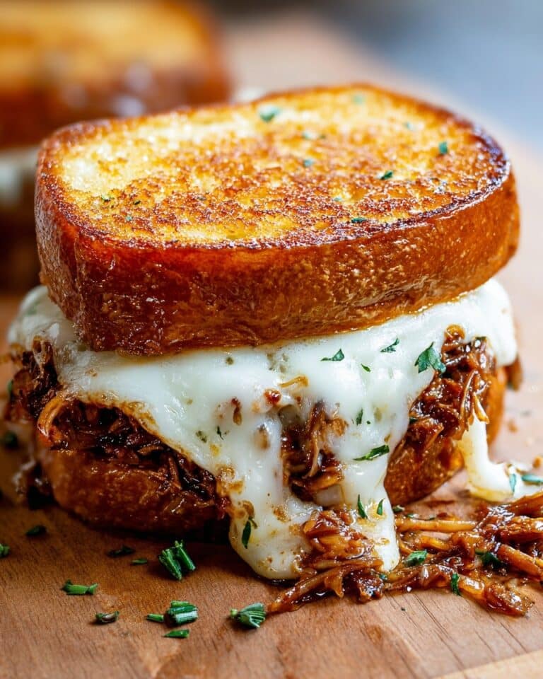 BBQ Chicken Cheese Sandwich Recipe