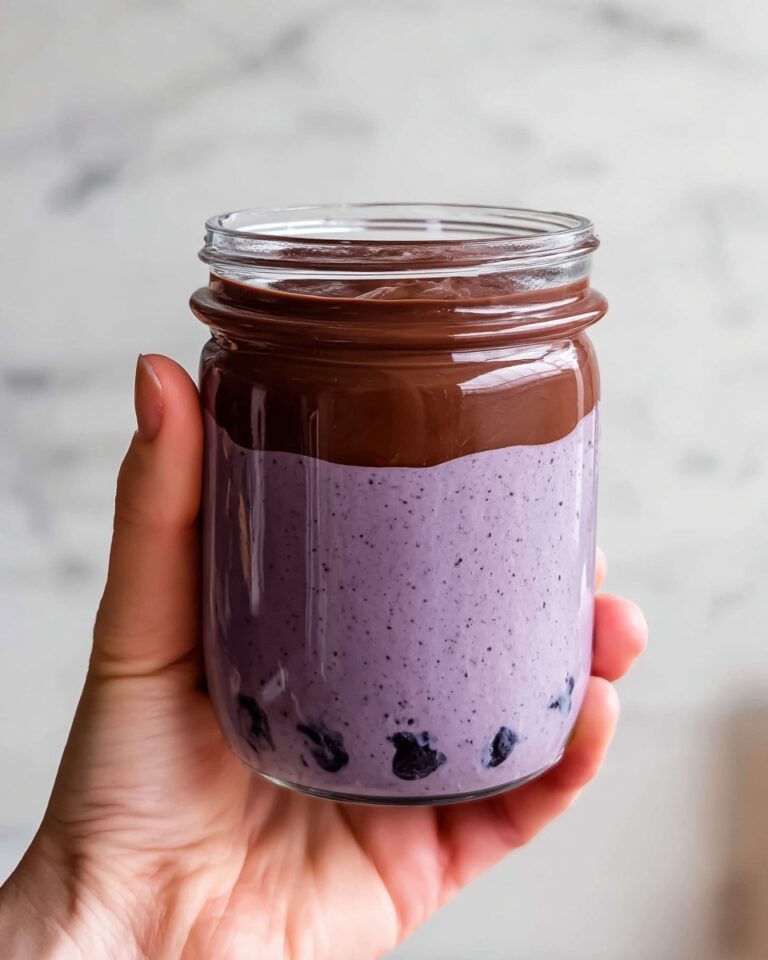 Blueberry Overnight Oats (Blended) Recipe