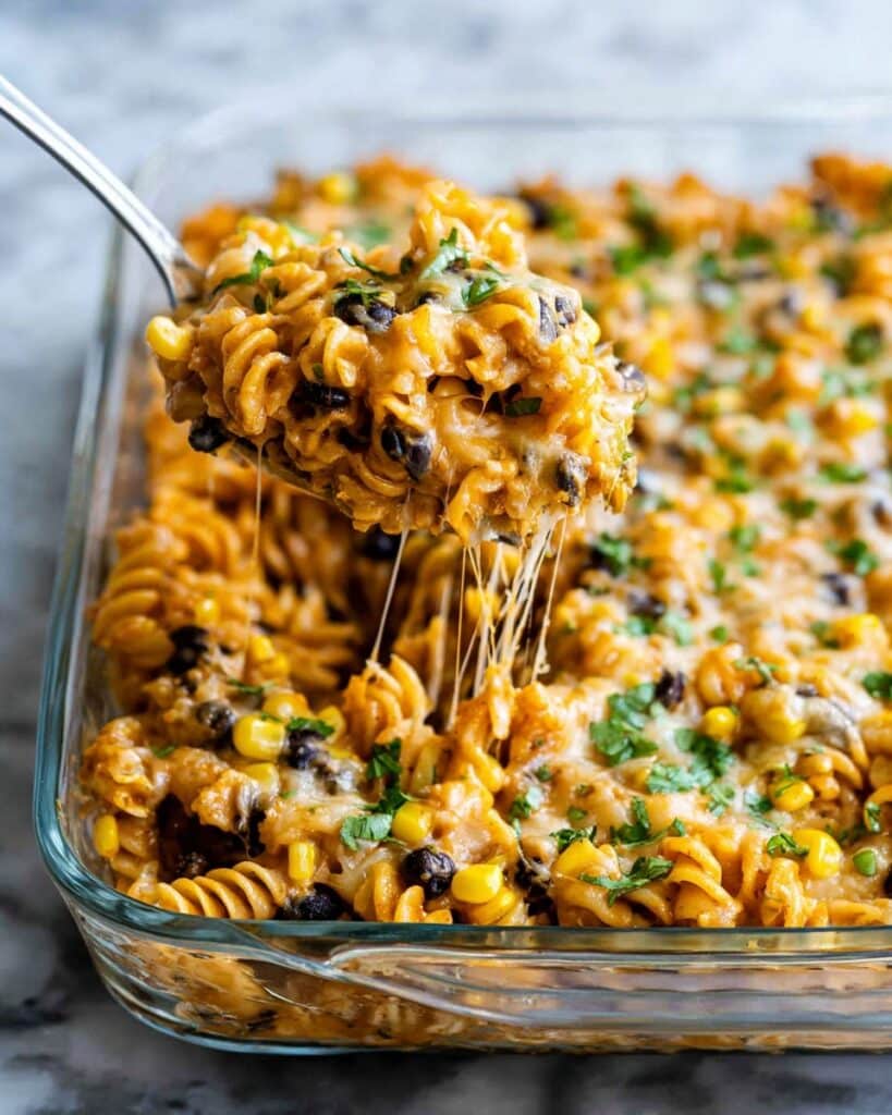 Fiesta Chicken Pasta Bake Recipe