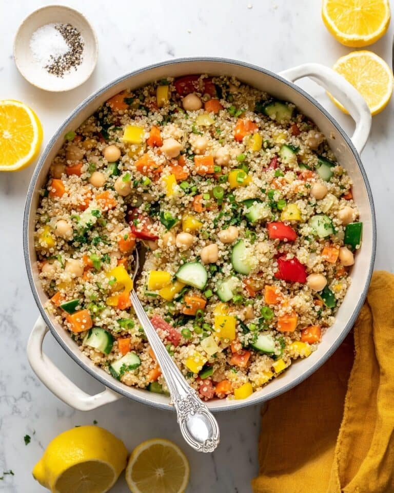 Lemon Quinoa & Chickpea Salad Recipe