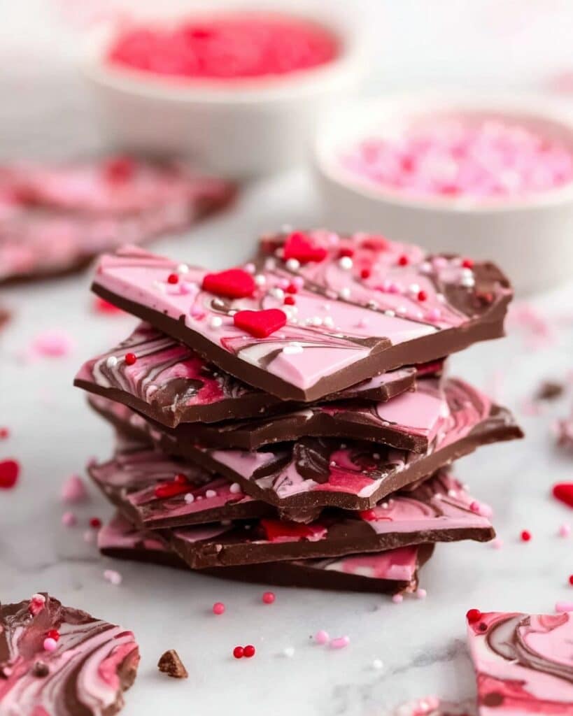Pink Chocolate Bark Recipe