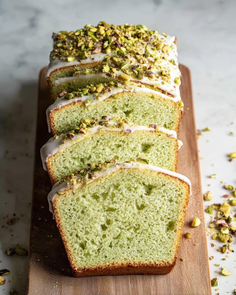 Pistachio Pudding Bread Recipe