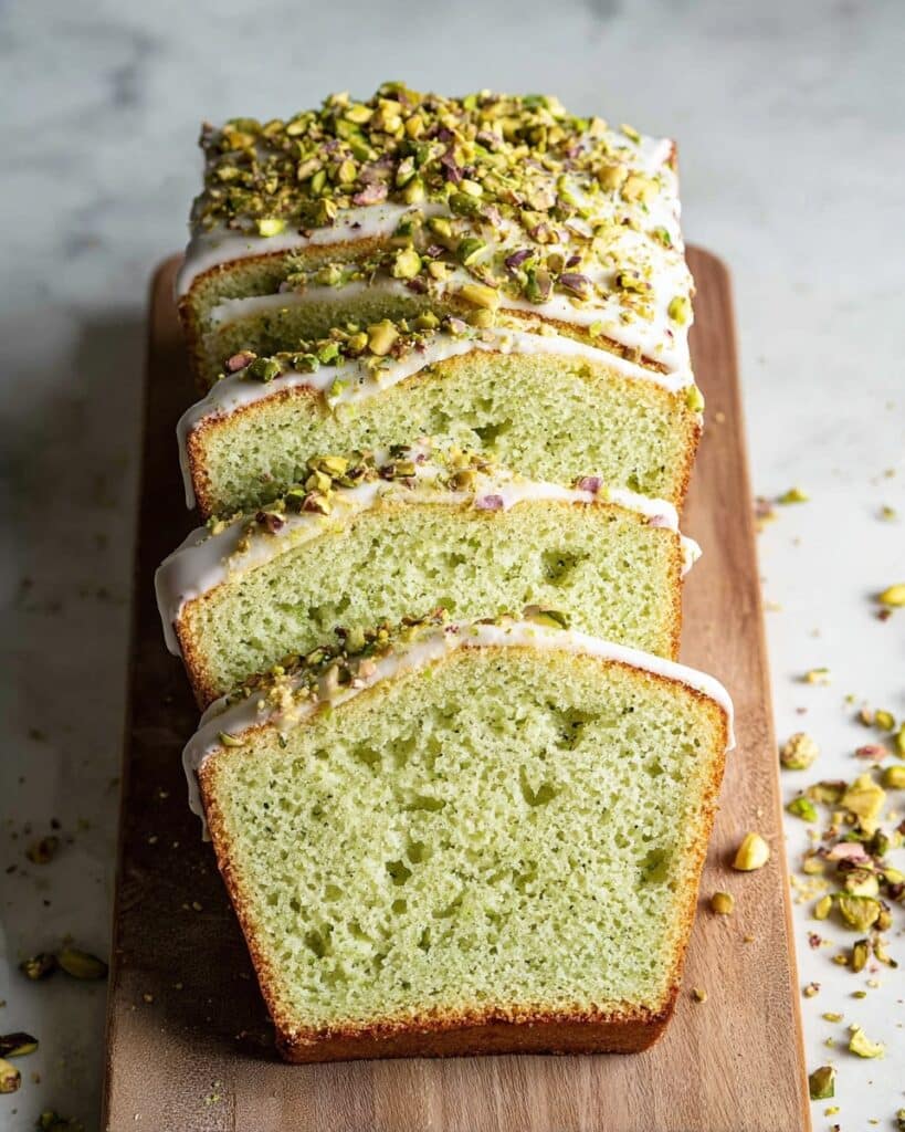 Pistachio Pudding Bread Recipe