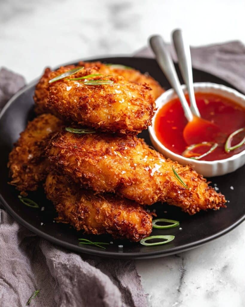 Crispy Coconut Chicken Tenders Recipe