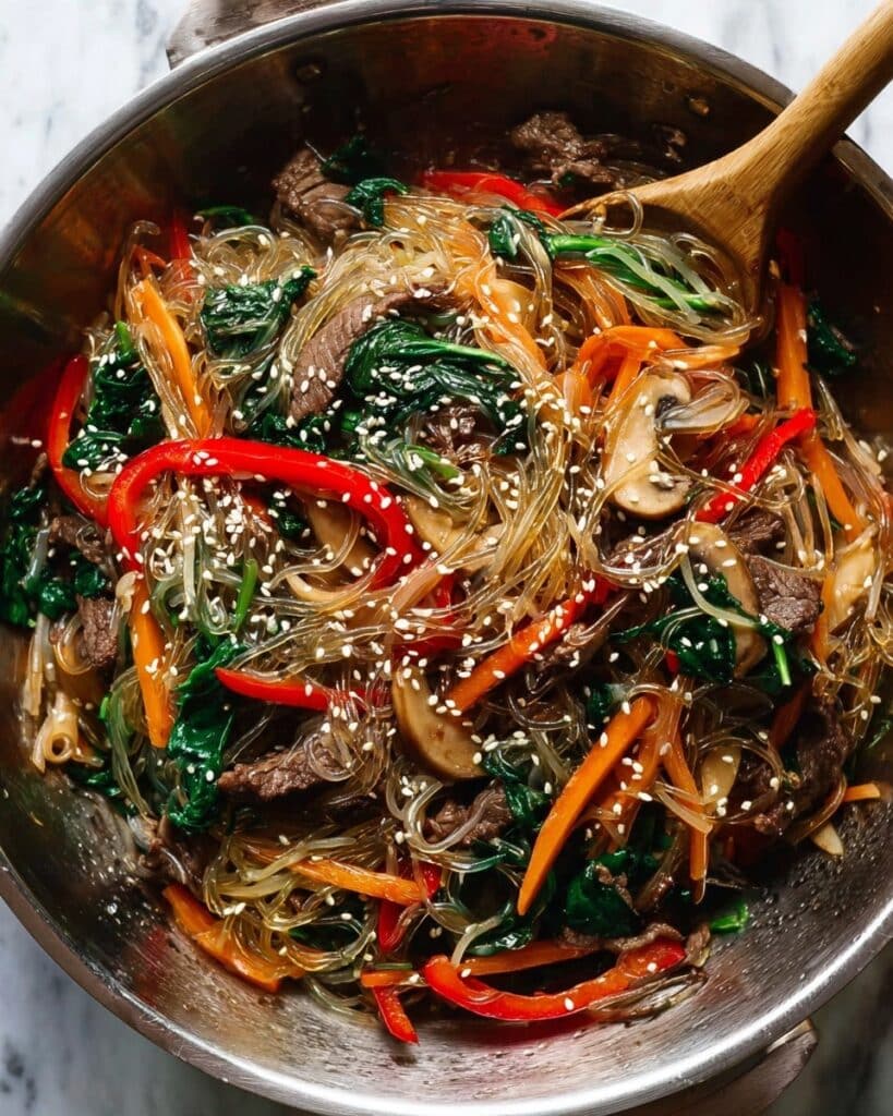 Japchae – Korean Noodles Recipe