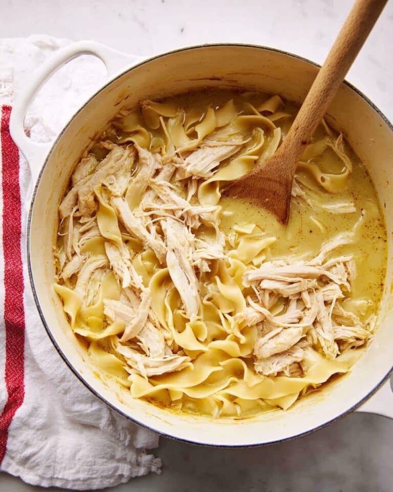 Amish Chicken & Noodles Recipe