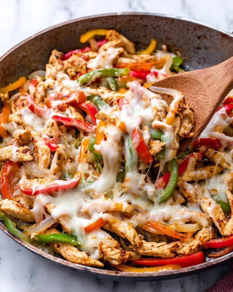 Chicken Cheesesteak Skillet Recipe