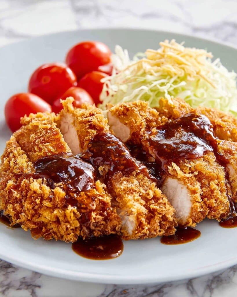 Crispy Chicken Katsu with Homemade Katsu Sauce Recipe