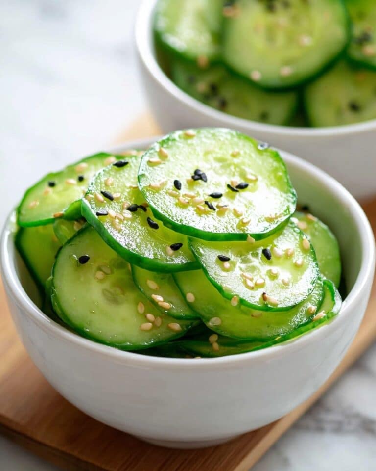 10 Minute Sunomono (Japanese Cucumber Salad) Recipe