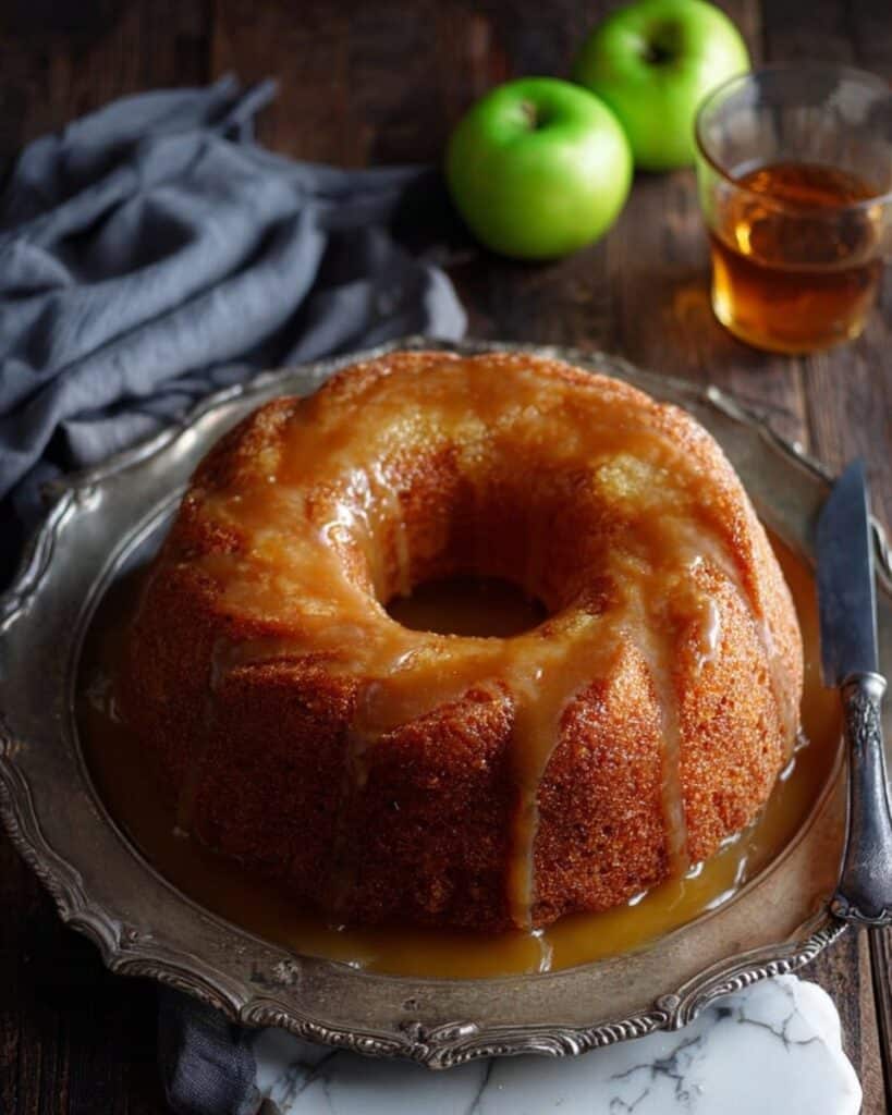 Apple Bundt Cake with Caramel Glaze Recipe
