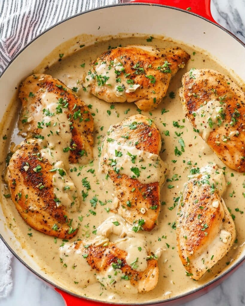 Creamy Garlic Chicken Recipe