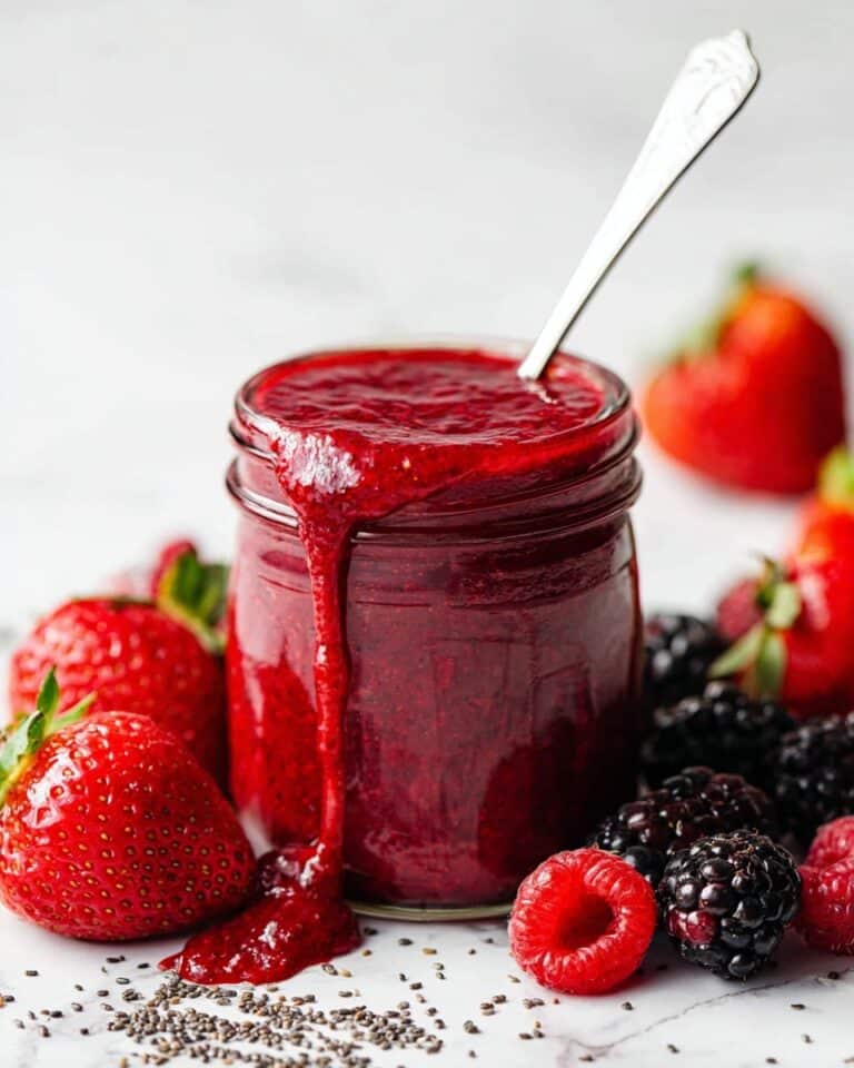 Easy 10-Minute Chia Jam with Fresh or Frozen Berries Recipe