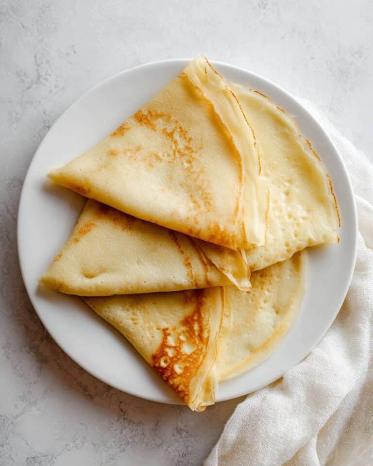 Creamy Vanilla Crepes Recipe