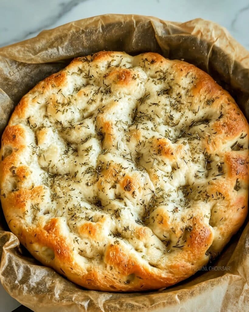 Slow Cooker Herbed Focaccia Bread Recipe