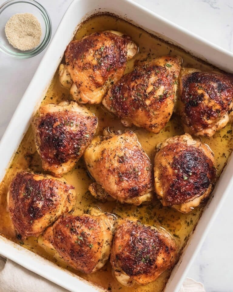 Oven Baked Chicken Thighs Recipe