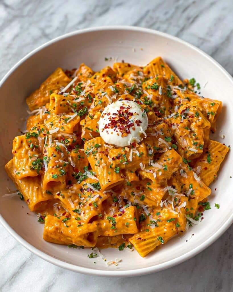 Creamy Tomato Garlic Pasta Recipe