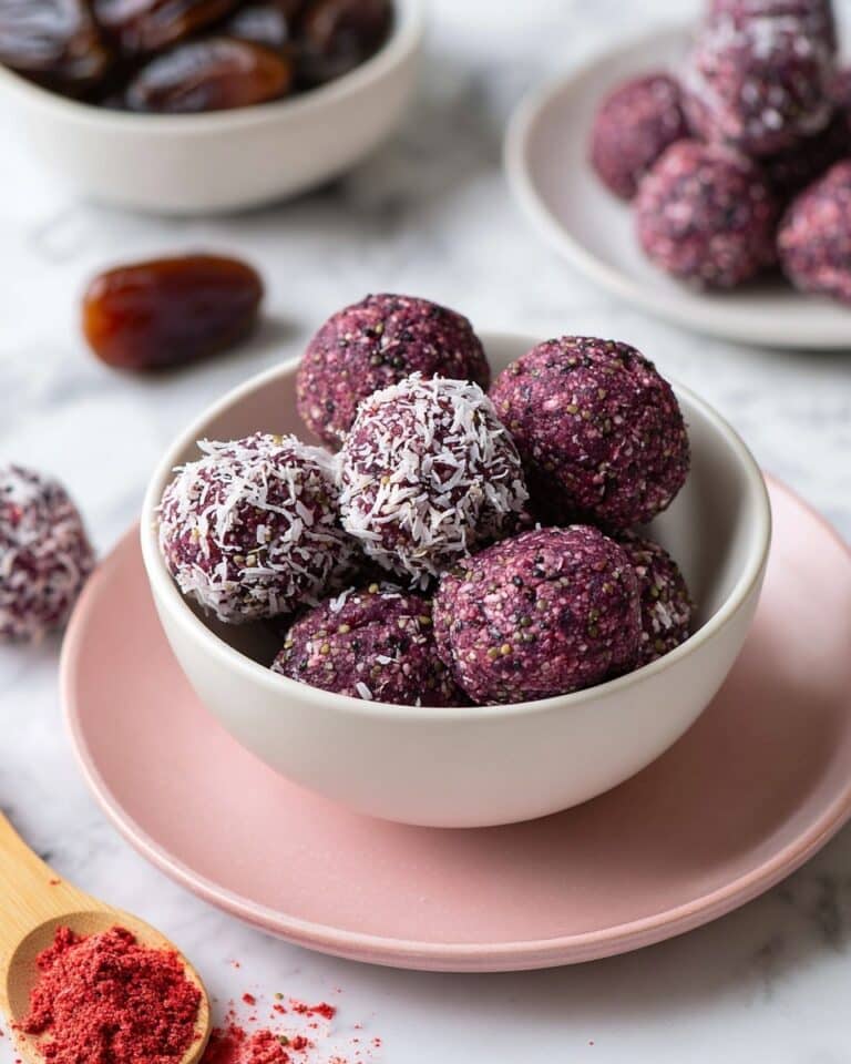 Raspberry Bliss Balls with Dates Recipe
