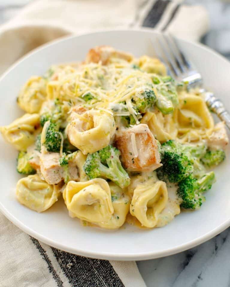 Cheesy Chicken Broccoli Tortellini Recipe