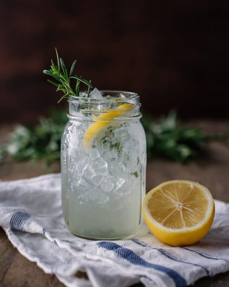 Mint and Rosemary Lemonade with Vanilla Recipe