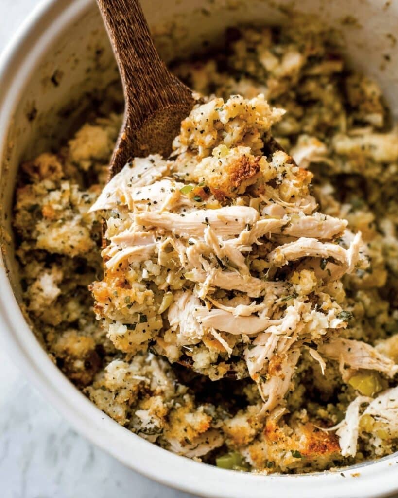 Slow Cooker Chicken and Stuffing Recipe