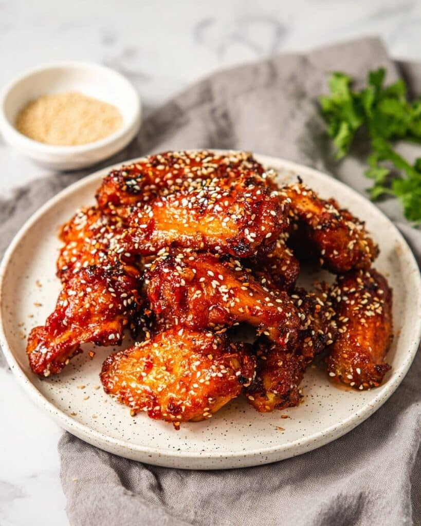 Air Fryer Gochujang Honey Chicken Wings Recipe