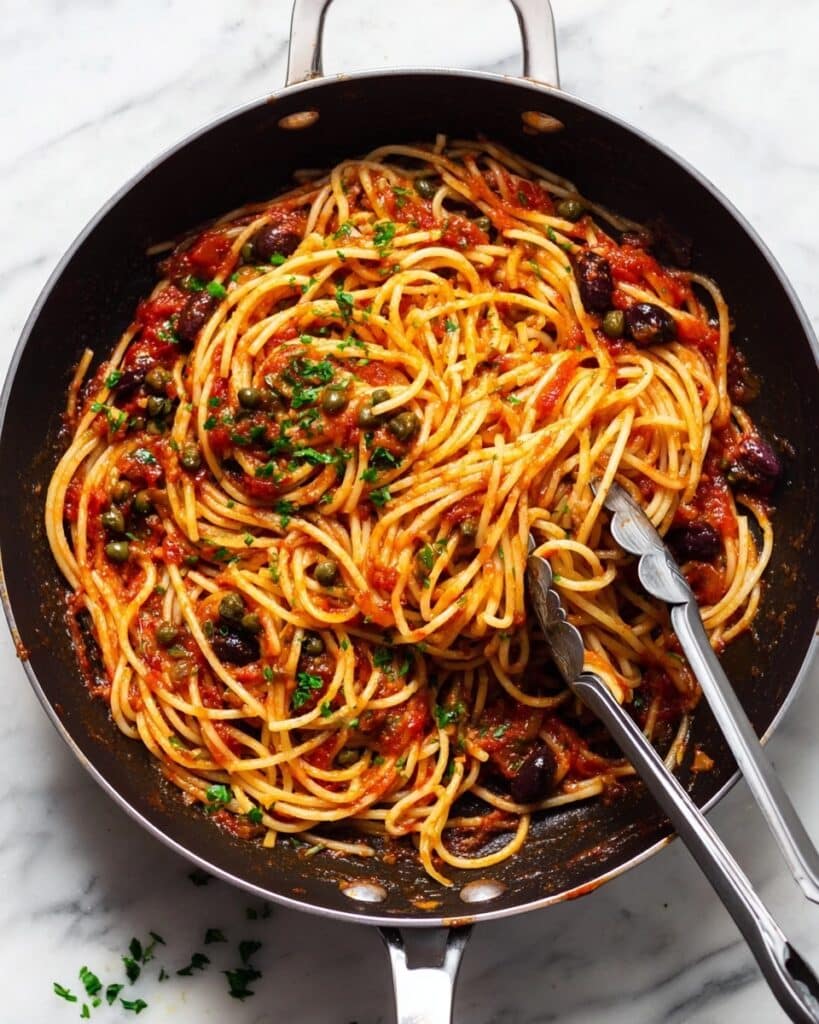 Easy Pasta Puttanesca Recipe