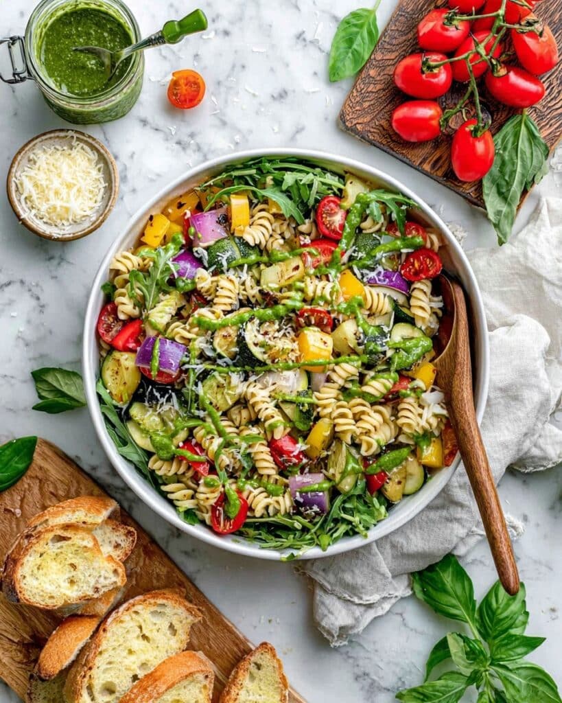 Grilled Vegetable Pasta Salad Recipe