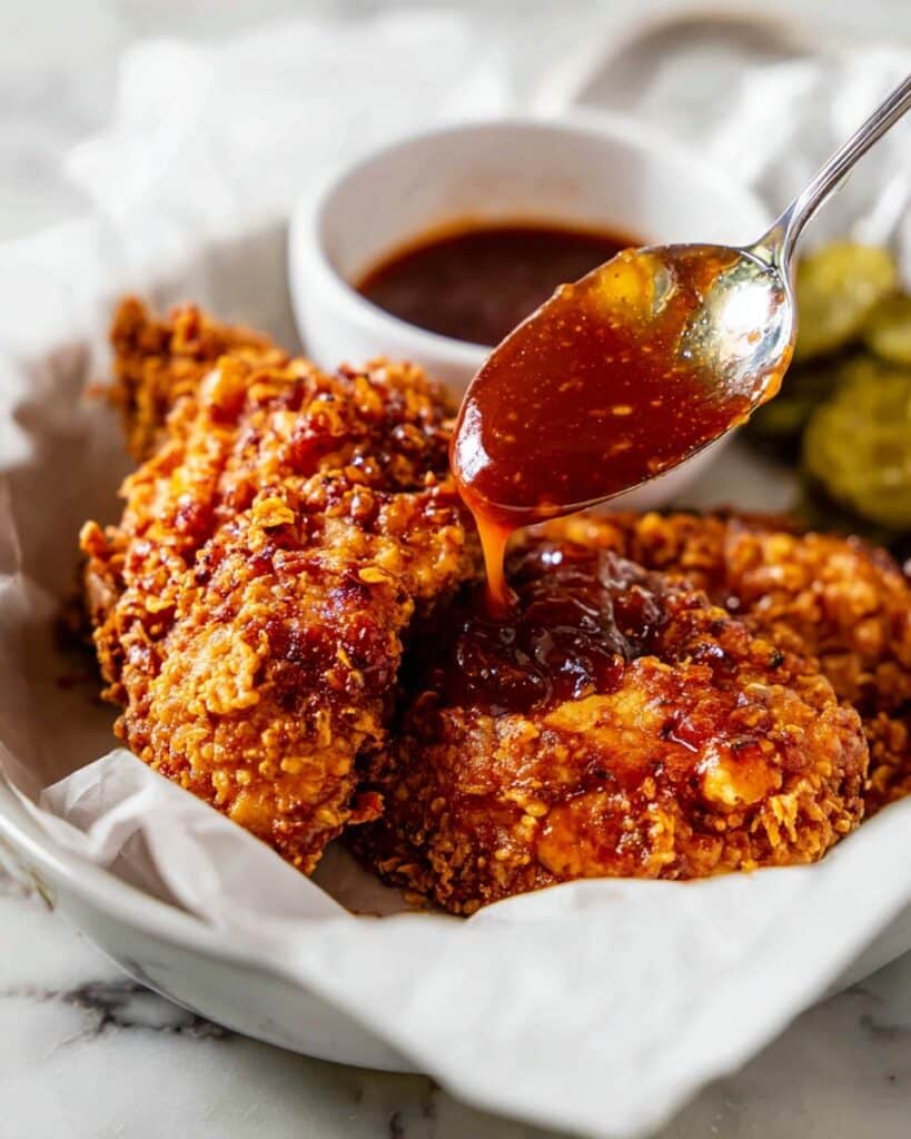 Baked Hot Honey Chicken Tenders Recipe