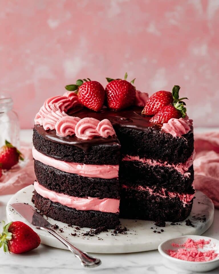 Strawberry Chocolate Cake Recipe