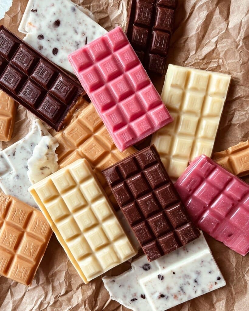 Easy Homemade Chocolate Bars (Dark, Milk, White) Recipe