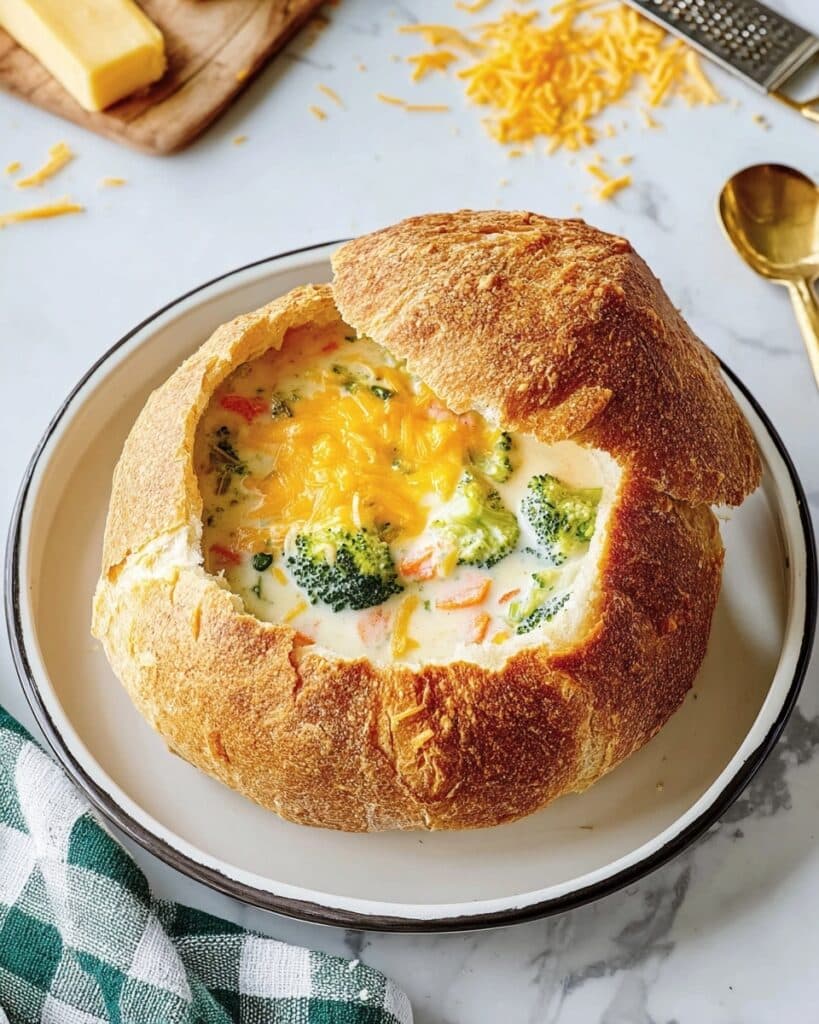 Creamy Vegetable Soup with Broccoli, Potatoes, and White Sauce Recipe