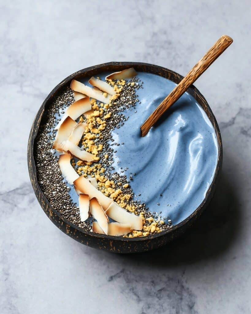 Blue Coconut Smoothie Bowl Recipe